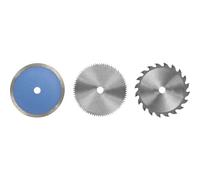 Einhell Jeu de 6 disques 85 x 10 mm – 2 disques diamant, 2 lames HSS 1,6 mm, 2 lames HW 1,6 mm