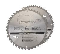 Jeu de lames de scie circulaire en métal dur 300 x 30 mm avec 40 et 60 dents, bagues de réduction incluses