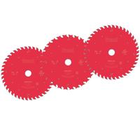 Jeu de lames de scie circulaire "Les Rouges" 168