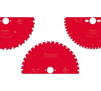 Jeu de lames de scie circulaire "Les Rouges" 254 / II