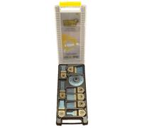 Jeu de lames de scie multifonction, 15 pièces, universel, pour outils oscillants