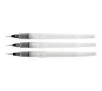 Jeu De L'eau Des Brosses (3pcs) (Taille S, M, L), Des Pinceaux, Des Fournitures D'art