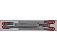 Jeu de limes TTX4 tray 250mmL 5 pièces Teng Tools TTXF05