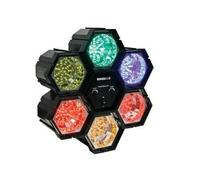 Jeu de lumiere 6 modules spots a led multicolore m