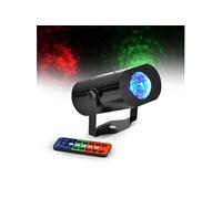 Jeu de lumière à LEDs 9W RGB 3-en-1 effet "WATERWAVE" - Party Sound & Light MINIWAVE