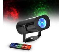 Jeu de lumière à LEDs 9W RGB 3-en-1 effet "WATERWAVE" - Party Sound & Light MINIWAVE