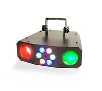 Jeu de lumière Dual flower avec effet Wash - 60 LED RGB - 2 x Moonflower : 54 x LED RGB