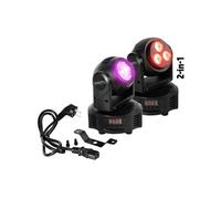 Jeu de lumière Lyre > IBIZA LIGHT MH-BEAM-WASH 14/18 canaux DMX RGBW, Stroboscope, Dimmer