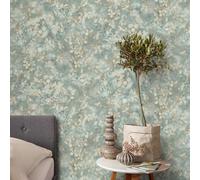 Erismann Trèfle Fleur Papier Peint Texturé Vinyle Botanique Sauge 10415-07