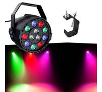 Jeu de lumière PROJECTEUR A LED PAR MINI RGBW IBIZA + crochet de fixation