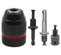 Jeu de mandrins de perçage à serrage rapide, adaptateur de mandrin de 1/2 pouce x 20UNF avec accessoires d'adaptation SDS