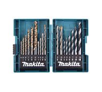 Makita Jeu de forets universels B-49432 – 18 pièces métal, pierre, béton, bois, brique 4–10 mm