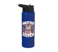 Jeu de mots amusant à tricoter - Anotter Stitch Stainless Steel Insulated Water Bottle