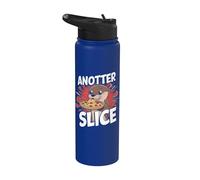 Jeu de mots amusant pour les amateurs de pizza Stainless Steel Insulated Water Bottle