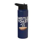 Jeu de mots humoristique - Gui de Noël Stainless Steel Insulated Water Bottle