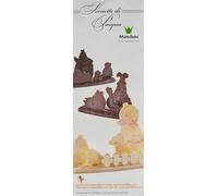 Jeu de moules à pâtisserie, 3 motifs, en polyéthylène, dimensions : 21,2 x 32,2 cm