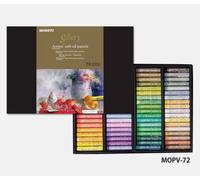 Jeu de pastels à l'huile douce Mungyo MOPV-72W - 72 couleurs dans une boîte e...