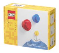 Jeu de patères WALL HANGER SET, jaune/bleu/rouge