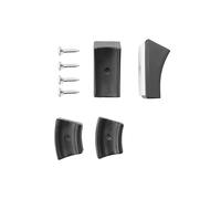 Jeu de patins en plastique pour chaises Thonet (4 pièces) noir moquette