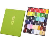 Jeu de peintures aquarelles, 48 couleurs, marque Gansai Tambi, fabrication japonaise