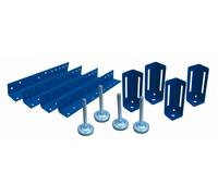 Jeu de pieds d'établi, réglables en hauteur 438 - 584 mm