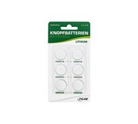 Jeu de piles bouton, 3V Lithium, 2x CR2016, 2x CR2025, 2x CR2032, 6 pièces pack
