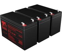 Jeu de piles T6 Power pour l'alimentation de secours Hewlett Packard, numéro de pièce K806N, VRLA, 12 V