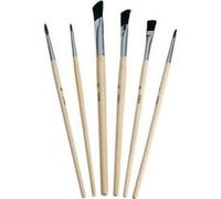 Pinceau modélisme ZAHN Pinsel E10710-21 Poils fins 6 pièces