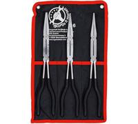 Jeu de Pinces à Double Charnière 3 pcs - Acier, Précision et Robustesse, Pro - D-Work