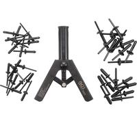 Jeu de pinces à sertir pour rivets plastiques, 41 pièces, pour rivets aveugles de 2 à 4,5 mm