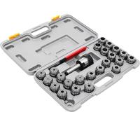 Jeu de pinces CNC, 23 pinces de haute précision, compatibles avec les cônes MK3, construction en acier 45# durable