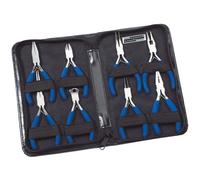 Jeu de pinces électroniques - BRÜDER MANNESMANN - Lot de 8 pinces - Pince coupante latérale incluse