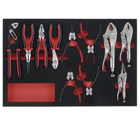 Jeu de pinces Foam4x4 tray 11 pièces Teng Tools TTEMB11