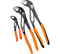 Jeu de pinces-pompes Bahco - 3 pièces, dans une trousse de rangement pratique
