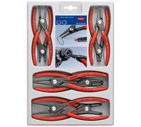 Knipex Lot de 8 pinces de précision pour circlips 002004SB intérieurs et extérieurs 12-25, 19-60 mm