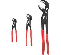 Jeu de pinces pour pompe à eau, 3 pièces, en acier CR-V, 180 mm / 240 mm / 420 mm, avec réglage par bouton-poussoir