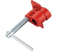 Jeu de pinces pour tuyaux - Pinces pour tuyaux de 1,27 cm - En fonte et acier - 2 pièces - Pour travaux sur bois et menuiserie - Rouge