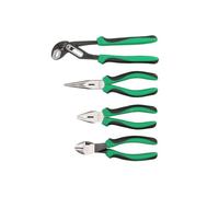 Pince plate TOPTUL, modèles GAAE0402, disponibles en longueurs de 175 mm, 200 mm et 240 mm