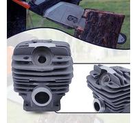 Jeu de pistons pour scies à cylindre de 48 mm, modèles Stihl, métal, noir, universel