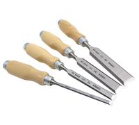 Jeu de poinçons, 4 pièces, manches en bois, acier Cr-Mn, de 6 à 26 mm