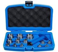 Jeu de Poinçons Creux 14 pcs - 5 à 35 mm - Acier Résistant - Précision et Durabilité, Pro - D-Work