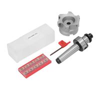 Jeu de porte-fraises MT3 FMB27 Porte-fraises BAP 400R 80 27 6T Fraises à surfacer avec plaquettes 1604APMT