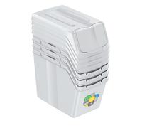Prosperplast Poubelles KEDEN SORTIBOX Recycler 80 L Blanches – Lot de 4