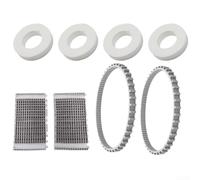 Jeu de pour roues en pour mousse Résistante pour Robot Piscine pour dolphin | Restaure l'efficacité, atteint chaque coin, pièce 6101611-R4, installation rapide, compatible Dolphin