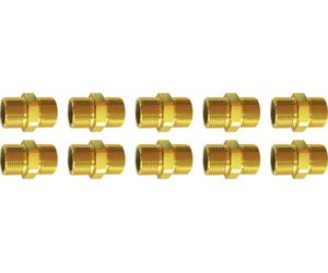 Jeu de raccords à double filetage Riegler, 1/2 pouce, 10 pièces 10 pièces