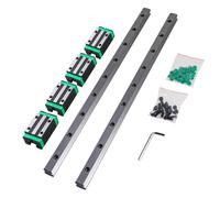 Jeu de rails de guidage linéaire, comprend 2 rails HGR20, 4 blocs coulissants HGH20CA, HGH20CA, 700 mm