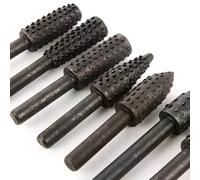 Jeu de râpes rotatives pour bois - 10 pièces