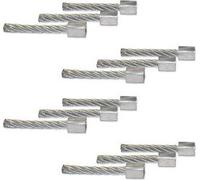 Jeu de rechange de 12 tiges pour brosses métalliques désherbeuses 1610302 et 1610303