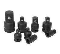 Jeu de Réducteurs D'adaptateurs de Douilles, 8 Pièces, pour hocs, Haute Résistance, Acier au Chrome Vanadium Durable, Finition Noire