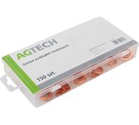 Jeu de rondelles en cuivre 150 pièces de différentes tailles de fi 5 à 17.5mm